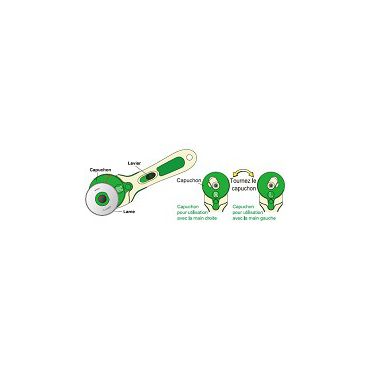 CUTTER ROTATIF CLOVER 28MM