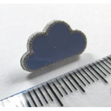 BOUTON NYLON NUAGE BLEU CLAIR