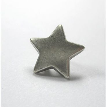 BOUTON METAL ETOILE