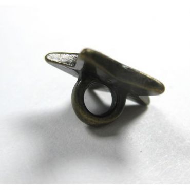 BOUTON METAL ETOILE 11 MM