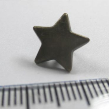 BOUTON METAL ETOILE 11 MM