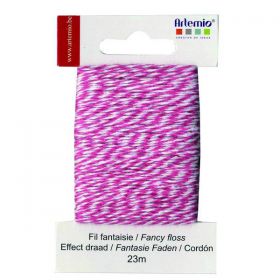 FIcelle rose et blanche