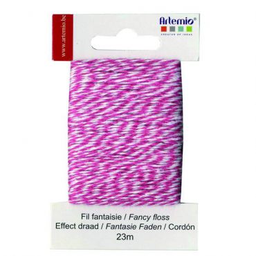 FIcelle rose et blanche