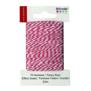 Ficelle orange et blanche