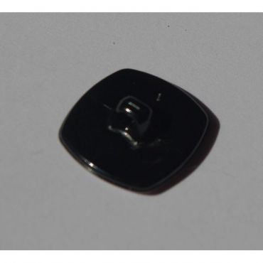 BOUTON CARRE ORANGE 20MM