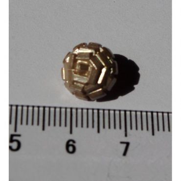 BOUTON STYLE PAILLETTES MARRON GLACE