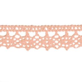 Dentelle fantaisie Rose pale 13mm