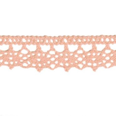 Dentelle fantaisie Rose pale 13mm