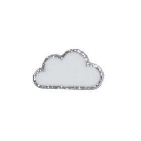BOUTON NYLON NUAGE BLANC