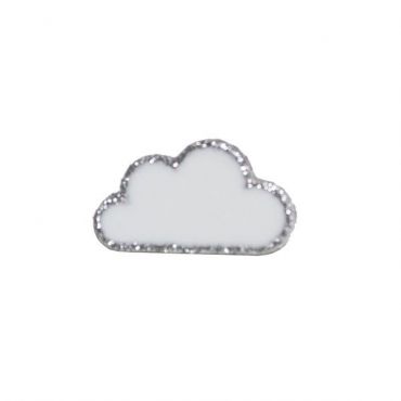 BOUTON NYLON NUAGE BLANC