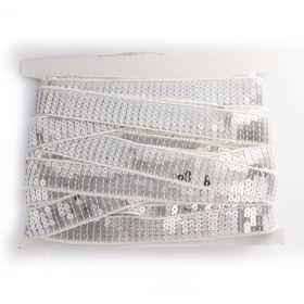 Galon paillette Argent