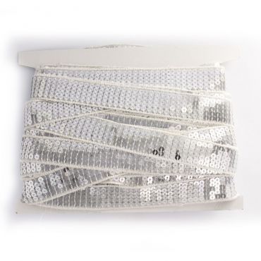 Galon paillette Argent