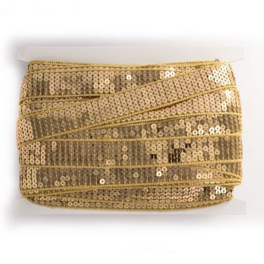 Galon paillette Doré