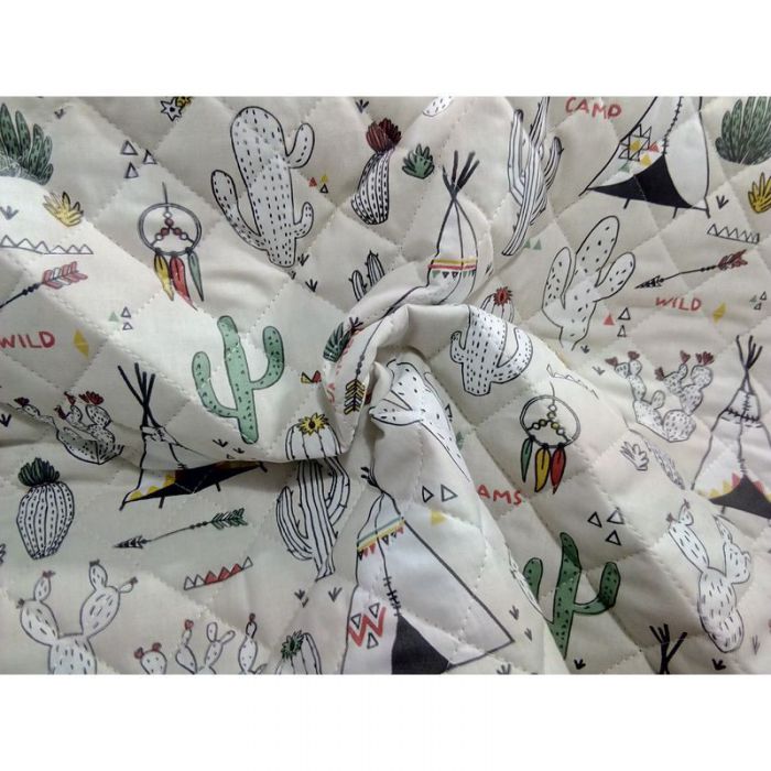Tissu Matelasse Tipi Cactus Un Peu De Ci Un Peu De Ca Tissu Matelasse Tipi Cactus Un Peu De Ci Un Peu De Ca