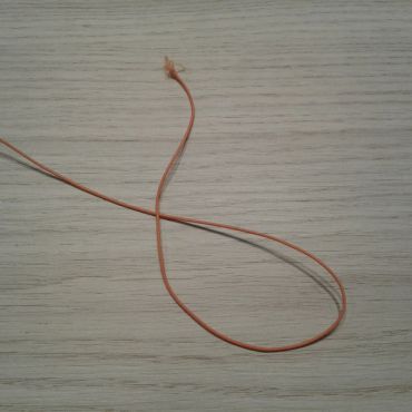 Élastique 1mm orange