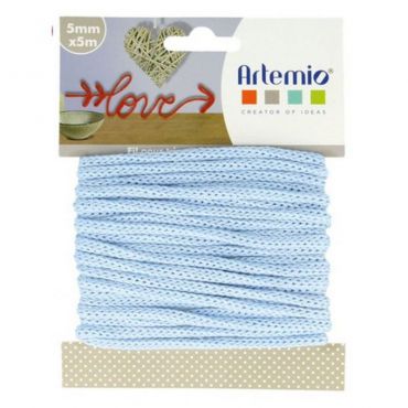 Fil tricotin bleu clair