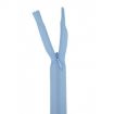 Fermeture invisible 22cm bleu col:508