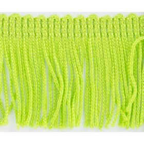 Galon à franges vert pomme