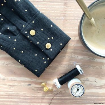 Double gaze gauffree pimiz NOIR 130