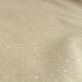 Tissu polycoton enduit naturelle argenté