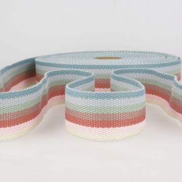 Sangle multicolore pastel