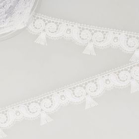 Guipure dentelle blanche