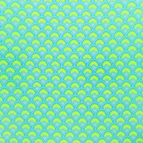 Tissu Enduit wasabi bleu aruba  PETIT PAN