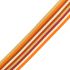 Sangle stripe double face orange