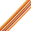 Sangle stripe double face orange