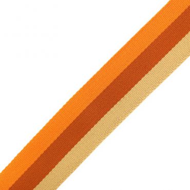 Sangle stripe double face orange