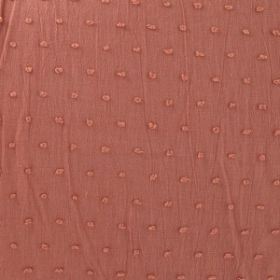Plumetis marsala 140cm de laize voile de coton