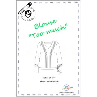 Patron blouse too much