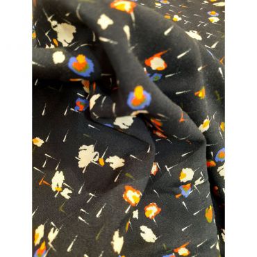 Fibre mood 144cm 100% vicose fond noir