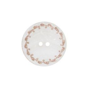 Boutons nacre river shell 15mm rose