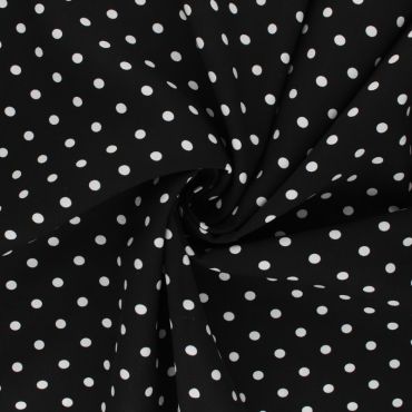 LOLA POPELINE 100% viscose NOIR