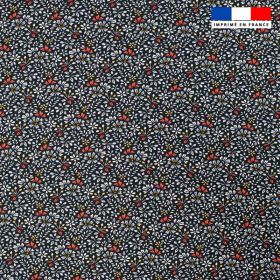 IRENE POPELINE 100% viscose NOIR