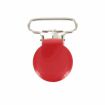 Pince bretelle col rouge 25mm