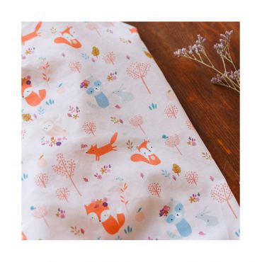 Woodland freinds popeline 140cm lise tailor