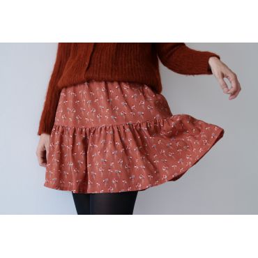 Alcee noisette viscose Lise Tailor