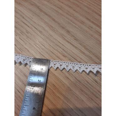 Dentelle fine blanche