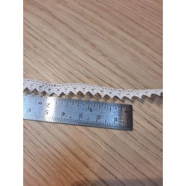 Dentelle fine blanche