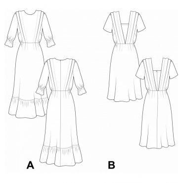 Patron robe Sedavi de Pauline Alice  34-48