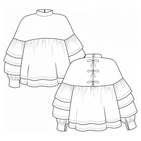 Patron blouse Coeli de Pauline Alice  34-48
