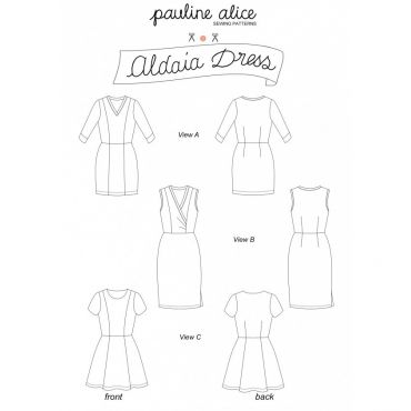 Patron robe aldaia Pauline Alice  34-48