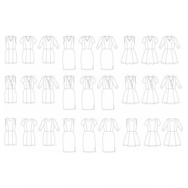 Patron robe aldaia Pauline Alice  34-48