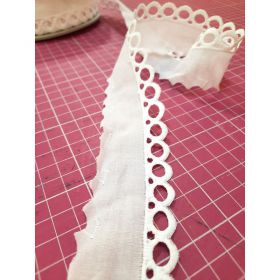 Broderie anglaise 100%coton 35mm
