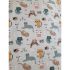 Coton chatons aqua 150cm