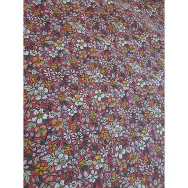 Coton pensée rose 150cm