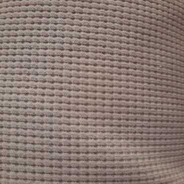 Nid d'abeille maille rose blush  100% co 220g 140cm