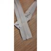 Fermeture 60cm separable moulé blanc cassé
